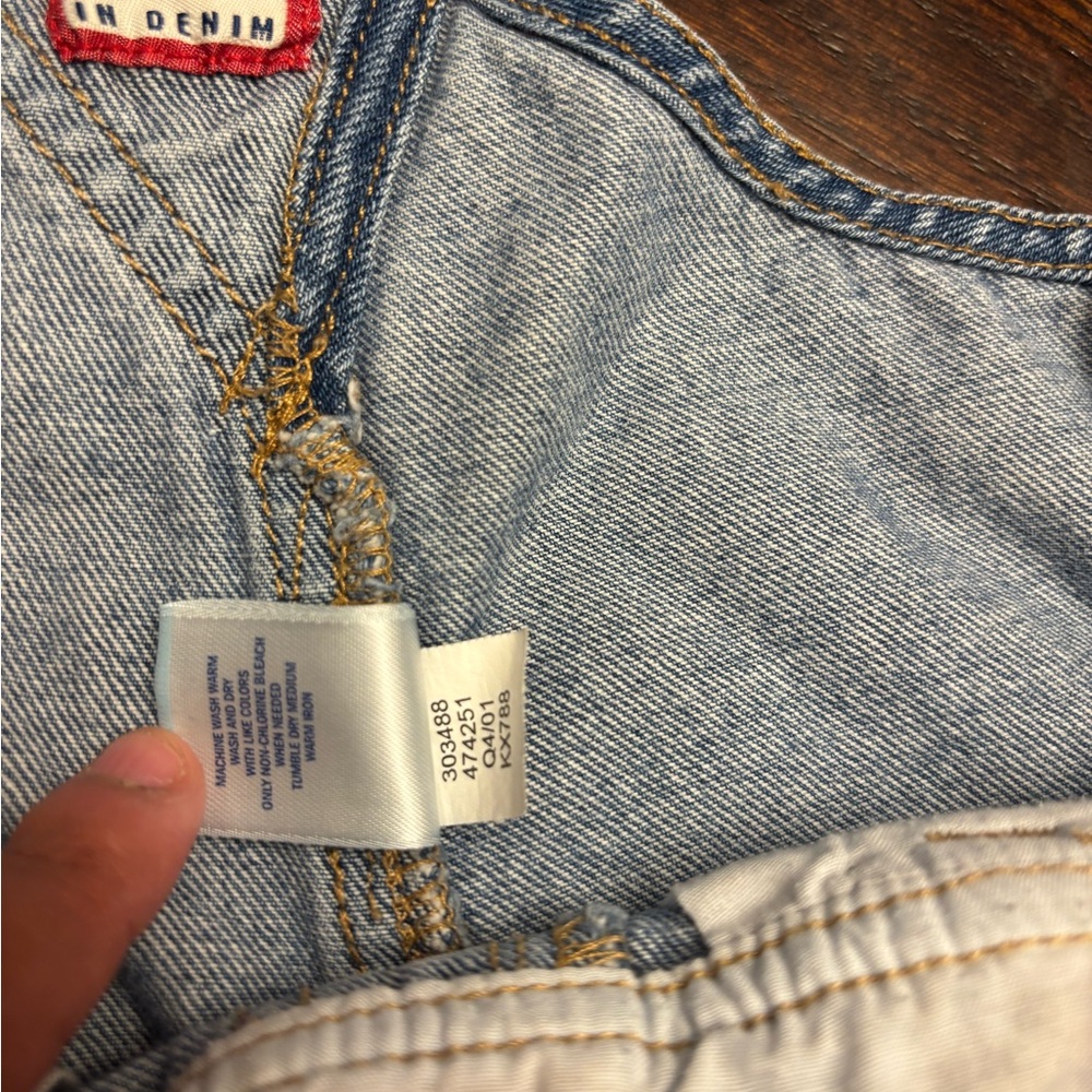 Vintage Old Navy Kids Blue Denim Overalls - Picture 2 of 6